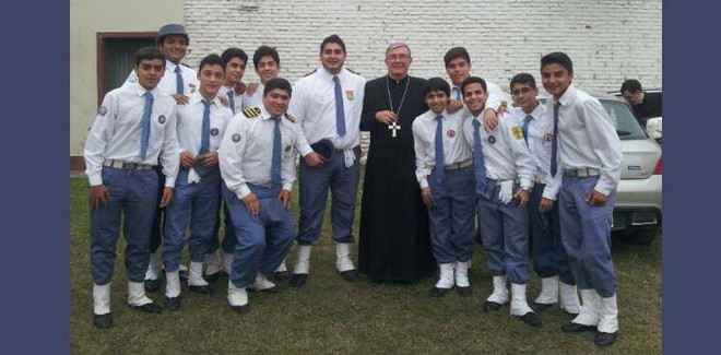 Exploradores de Don Bosco en acción